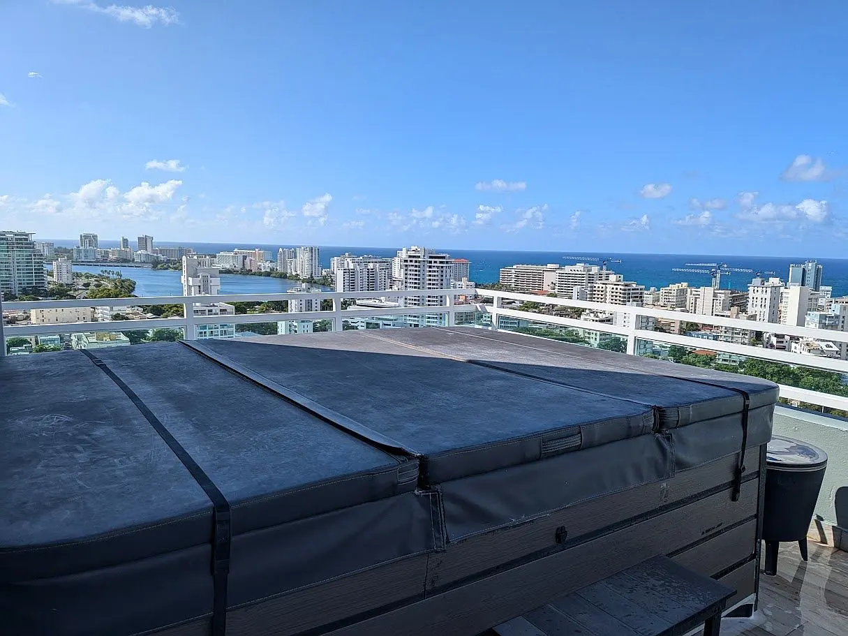 Private jacuzzi on the terrace